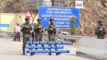 Azerbaijan issues warrant for former separatist leader as UN mission arrives in Nagorno-Karabakh