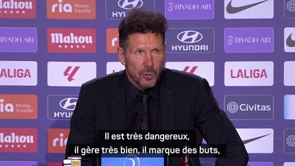 8e j. - Simeone : "Correa est très dangereux, nous avons besoin de lui"