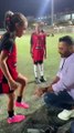 تامر حسني يُفاجيء ابنته تالية وصديقاتها أثناء تدريباتهن الرياضية