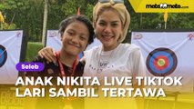 Anak Nikita Mirzani Live TikTok Lari-larian Sambil Tertawa