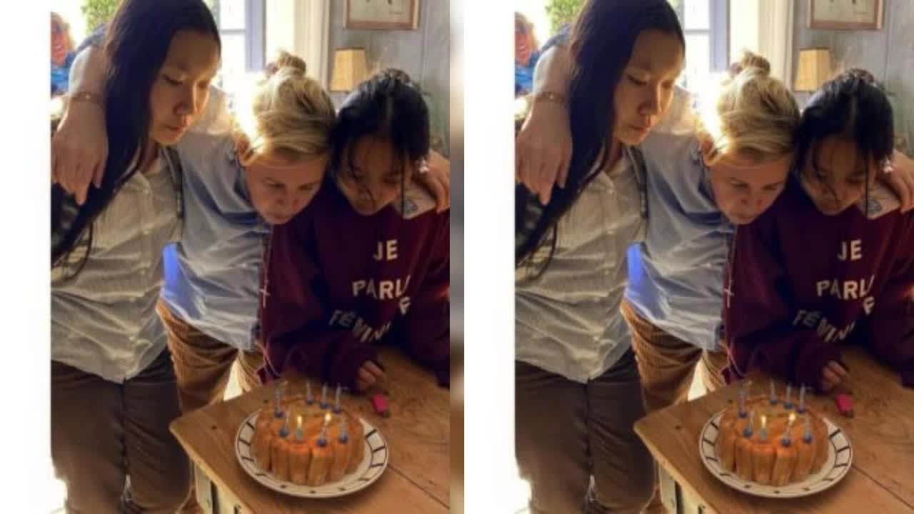 Hélène Darroze : son anniversaire simple avec ses filles… et un bon gâteau de sa maman