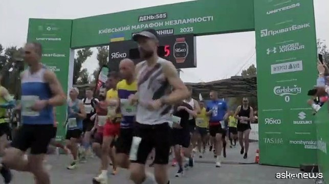 Kiev ospita la prima maratona dall'inizio dell'invasione russa