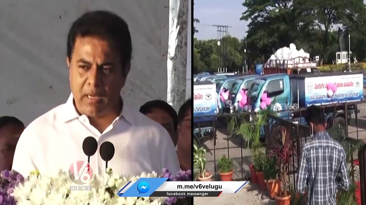 Minister KTR Distributes 162 Silt Carting Vehicles Under Dalit Bandhu Scheme | V6 News
