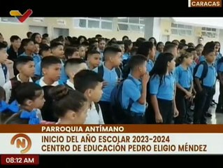 Caracas | Centro Educativo Pedro Eligio Méndez en Antímano da inicio al periodo escolar 2023-2024