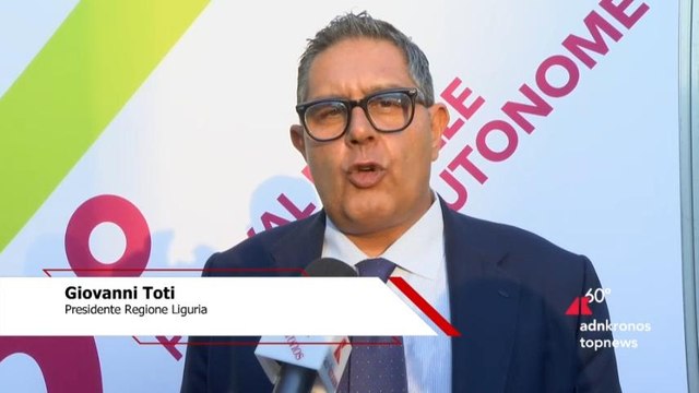 Festa delle Regioni, Toti (Pres. Liguria): Qui si fa l'Italia del futuro