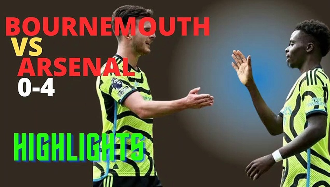 Football Video: Bournemouth vs Arsenal 0-4 Highlights #BOUARS