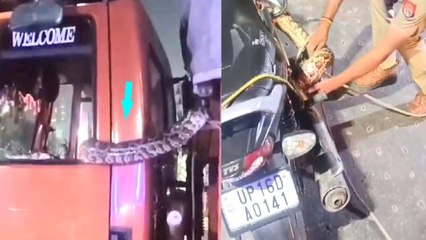 Noida Viral Video:  चलते ट्रक में घुसा अजगर,हैरान कर देगा रेस्क्यू
