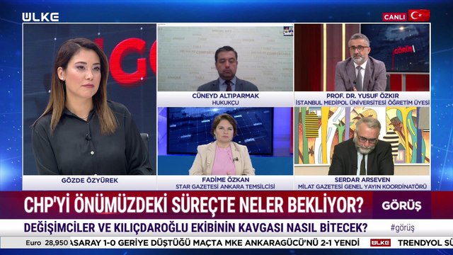 Görüş - Gözde Özyürek | Serdar Arseven | Fadime Özkan | Cüneyd Altınparmak | Yusuf Özkır | 30 Eylül 2023