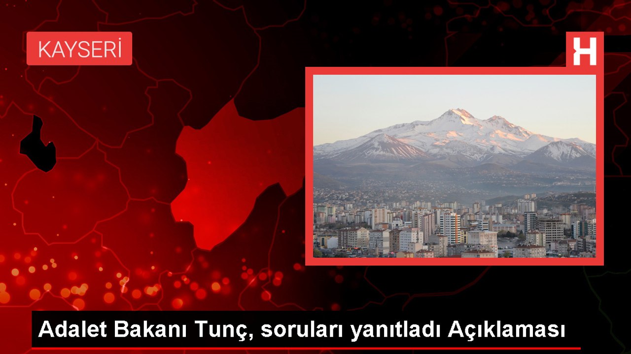 Adalet Bakanı Yılmaz Tunç: Terör saldırısıyla ilgili adli soruşturma devam ediyor