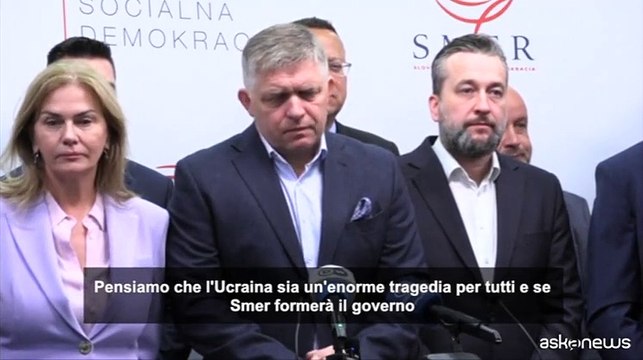 Slovacchia, Fico: Non cambieremo posizione sulle armi all'Ucraina
