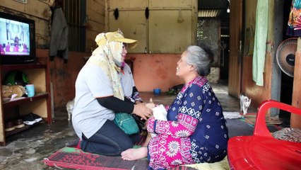 The act of giving to the needy  | Action of Caring for Others