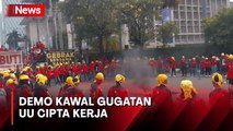 Demo Kawal Gugatan UU Cipta Kerja, Gesekan Antar Sesama Buruh Sempat Terjadi