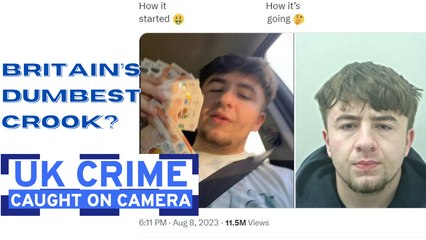 Is this Britain’s dumbest criminal? | UK Crime Caught on Camera