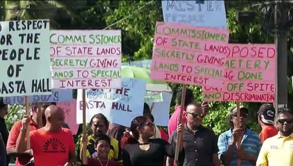 Basta Hall Presidents Protest