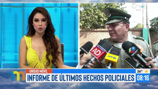 Informe de últimos hechos policiales