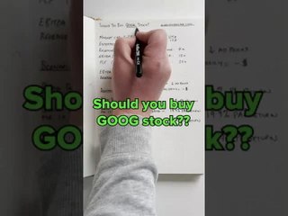 Should You Buy Google Stock? #Shorts