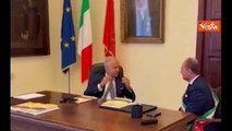 Piantedosi a Ventimiglia, l'incontro con il sindaco Di Muro e il Prefetto di Imperia