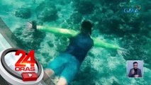 Ganda ng yamang dagat, mas malayang nasisilayan sa freediving o pagsisid ng walang scuba equipment | 24 Oras