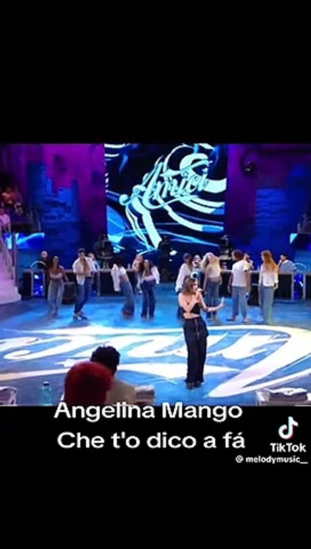 Angelina Mango presenta il nuovo singolo ad Amici - Video Dailymotion