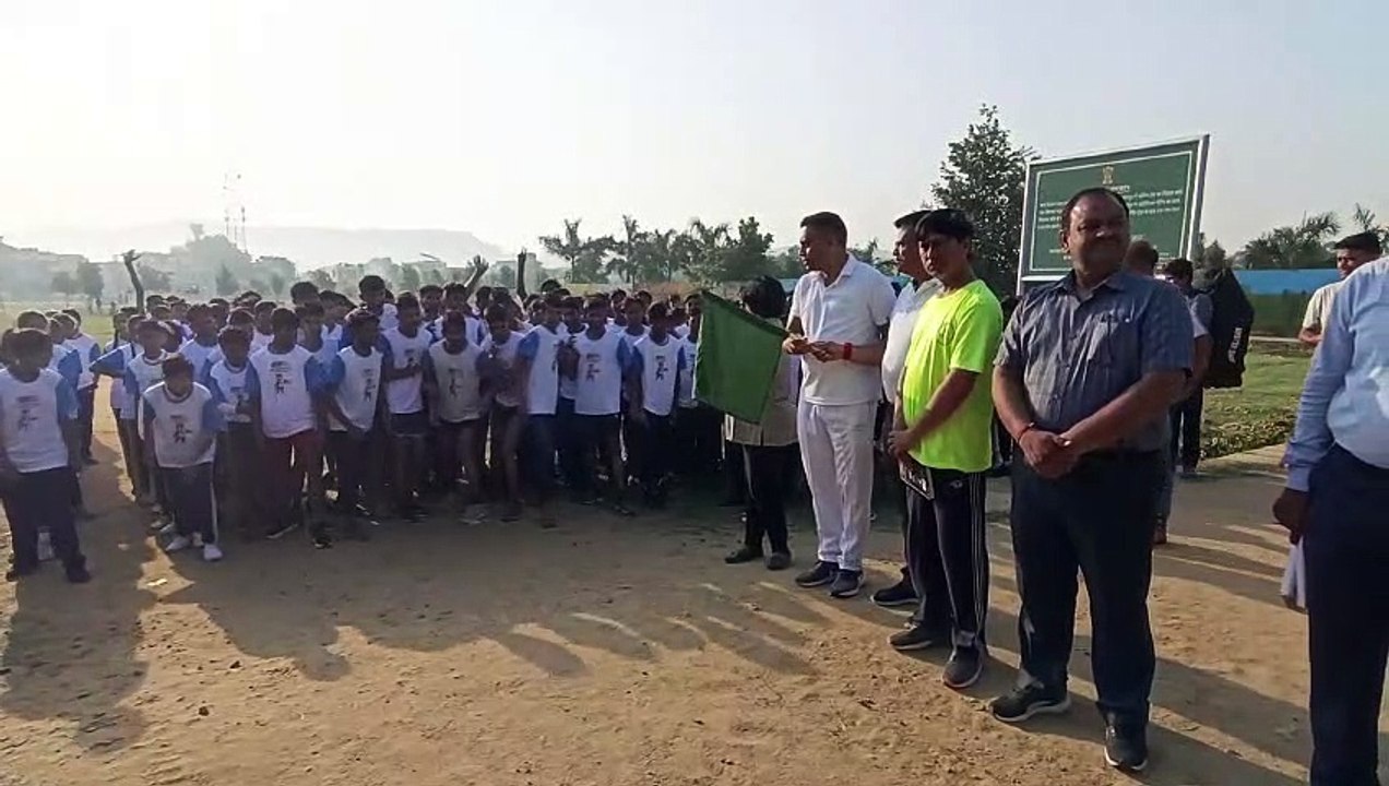 सद््भावना दौड़ में दिखा जज्बा, उत्साह से दौड़े युवा