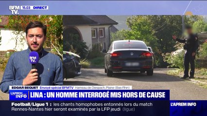 Lina: un homme a été interrogé et mis hors de cause. Les fouilles effectuées à son domicile n'ont pas été concluantes