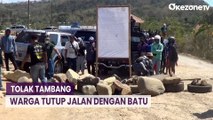 Tolak Tambang, Warga di Gunungkidul Tutup Akses Jalan dengan Batu