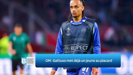 OM ‍: Gattuso met déjà un jeune au placard