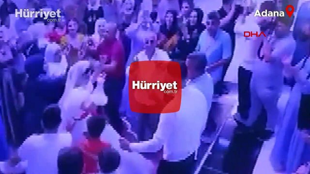 Adana'da damat, gelinliği çekiştiren çocuğu fırlatıp yere attı