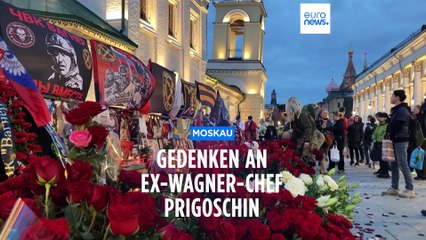 Ex-Chef der Söldnergruppe "Wagner" wird noch immer als Held verehrt