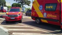 Acidente no Cancelli deixa motociclista com fratura na perna