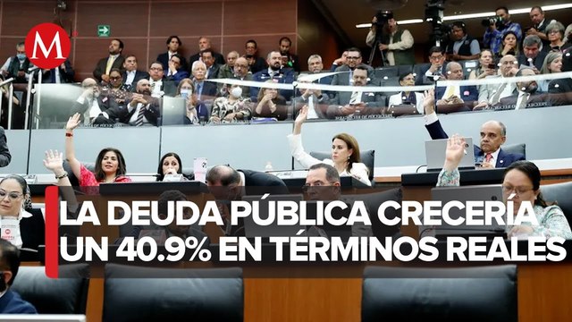 Senado asegura que Paquete Económico 2024 prevé ingresos por 9.1 bdp, pero 19.2% es deuda