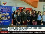 Directiva del C.E Simón Bolívar da la bienvenida a sus alumnos en el periodo escolar 2023-2024