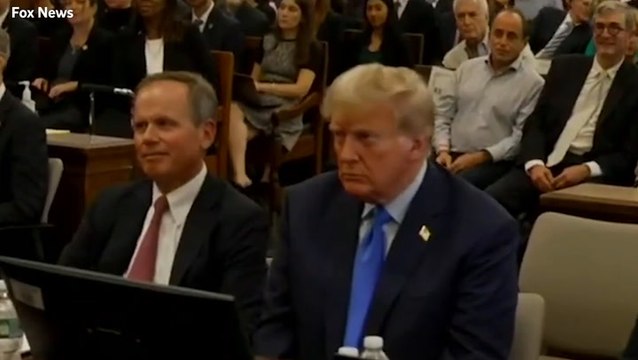 Donald Trump appears in court as civil fraud trial begins in New York