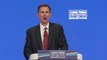 I’ll chart a path to lower taxes – I just can’t say when, Jeremy Hunt tells Tories