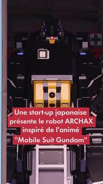 Une start-up japonaise présente le robot ARCHAX inspiré de l'animé Mobile Suit Gundam