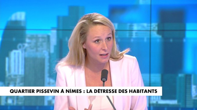 Marion Maréchal : «On constate qu'il y a un manque de moyens […] . Le sujet qui revient toujours […] c'est la question de la justice et de la réponse pénale»