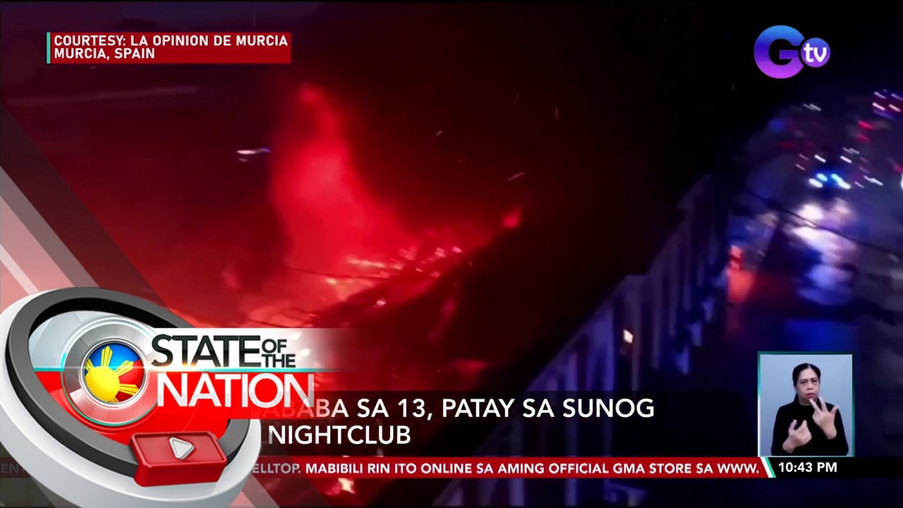 'Di bababa sa 13, patay sa sunog sa 3 nightclub | SONA