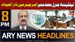 ARY News 8 PM Headlines 2nd October 2023 | New NADRA Chairman - Big News