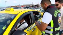 Eminönü'nde Taksilere Denetim: Fahiş Fiyat ve Emniyet Kemeri İhlali
