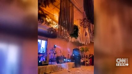 Musul'daki düğün salonu yangınına ilişkin yeni görüntüler paylaşıldı