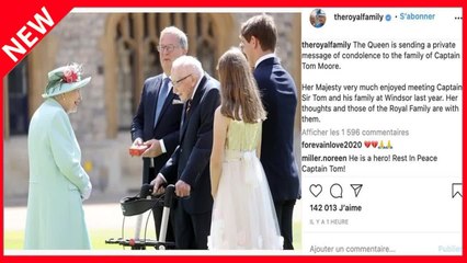 Elizabeth II en deuil : elle adresse un rare message privé après la mort de Tom Moore, héros des Bri