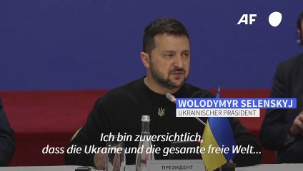 Selenskyj: Sieg hängt von Zusammenarbeit in Europa ab