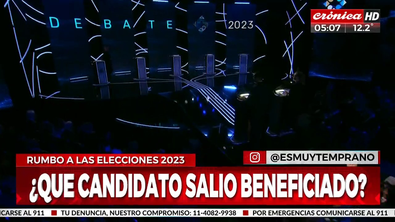 Debate presidencial 2023:
