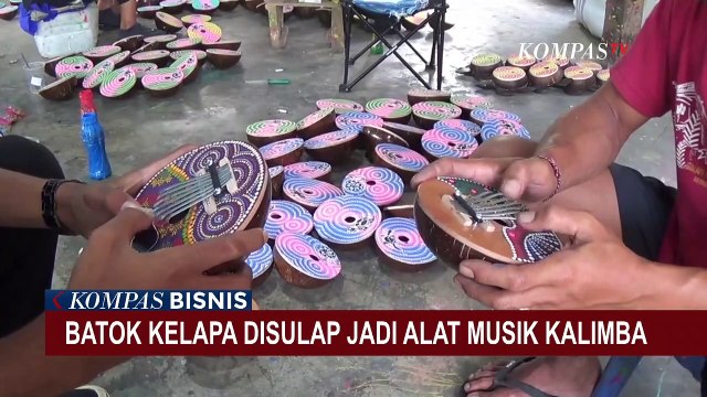 Batok Kelapa Disulap jadi Alat Musik Kalimba, Berhasil Tembus Pasar Internasional!