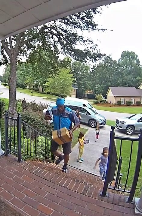 Free Hugs For Delivery Driver