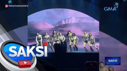 Ilang Kapuso stars, spotted sa concert ng "Twice" | Saksi