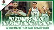 Celtics Cedric Maxwell Reacts to Bucks Trading for Dame Lillard