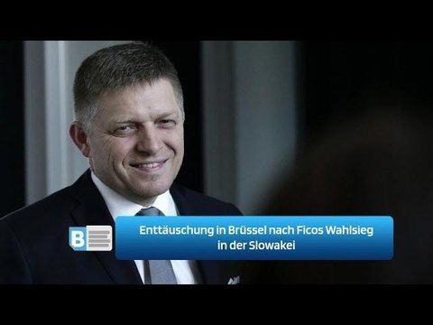 Enttäuschung in Brüssel nach Ficos Wahlsieg in der Slowakei