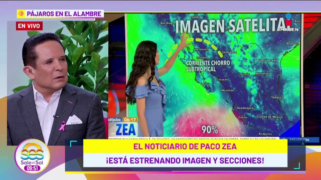 Paco Zea ESTRENA imagen en el Noticiero a las 6:00 am