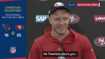 McCaffrey desperate to get LeBron to a 49ers game